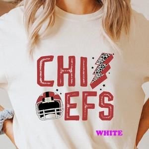 Chiefs Football Retro Distressed Lightning Shirt
